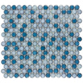 Sea Breeze Glass Mosaic Tile 12"x12"