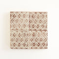 Brila Chocolate 4"x4" by Tilesofezra