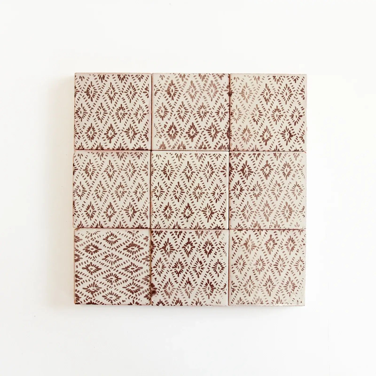 Brila Chocolate 4"x4" by Tilesofezra