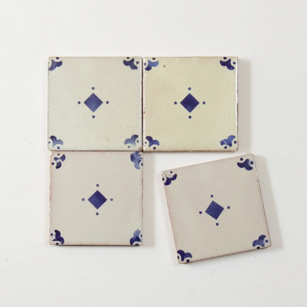 Caja Azul 4"x4" by Tilesofezra