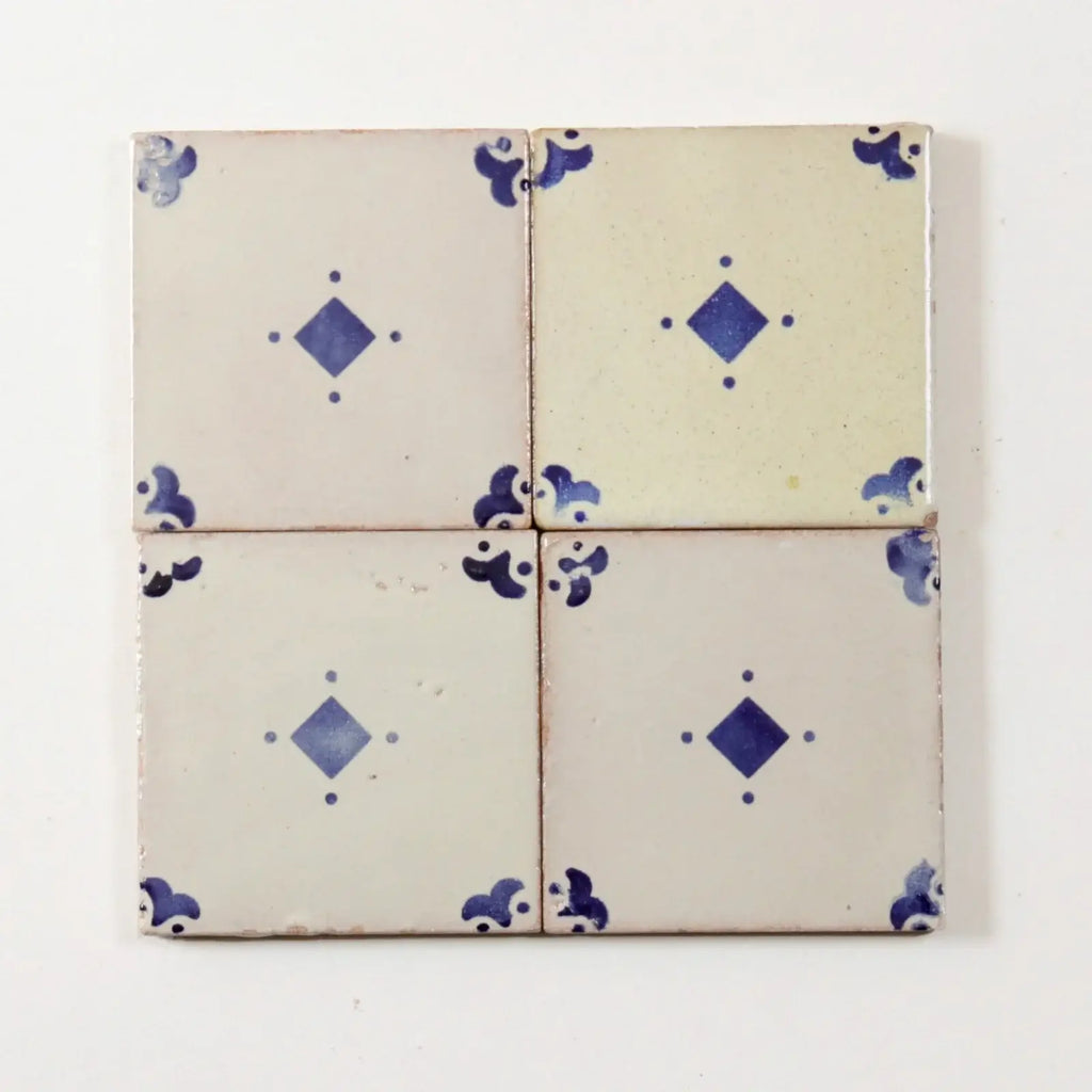 Caja Azul 4"x4" by Tilesofezra