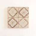 Rayo Chocolate 4"x4" by Tilesofezra