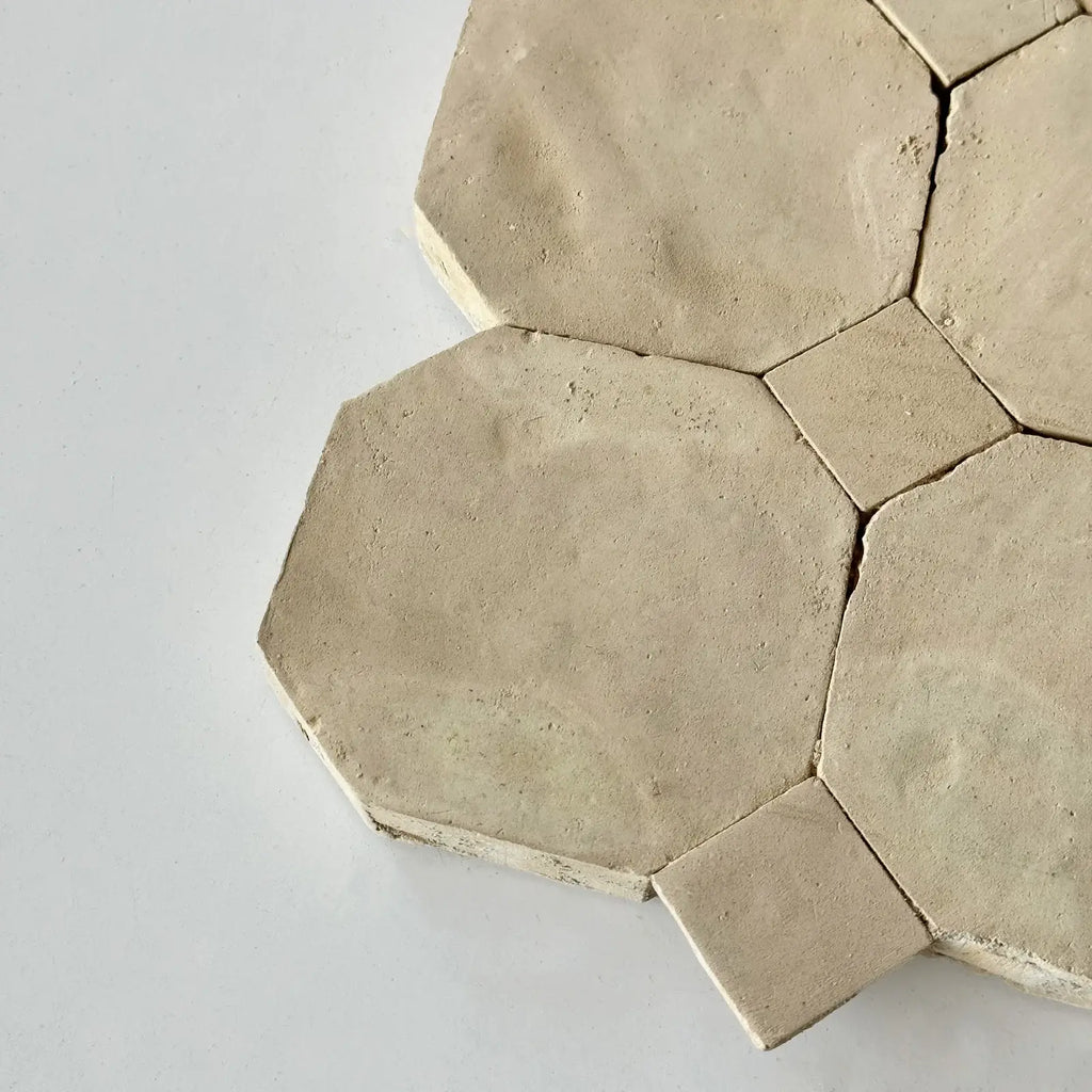 Clay Moroccan Zellige Mosaic 12"x12" by Tilesofezra