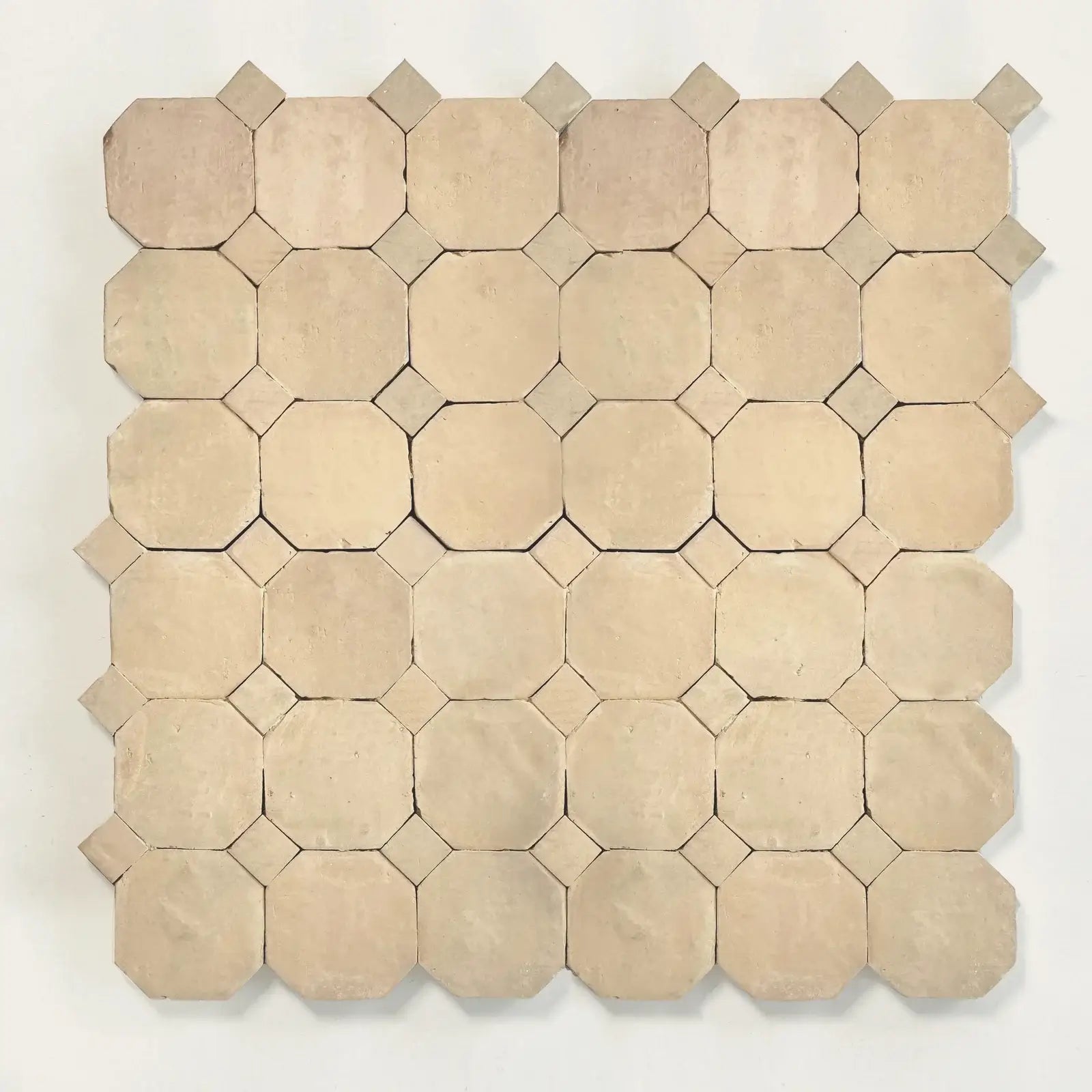 Clay Moroccan Zellige Mosaic 12"x12" by Tilesofezra