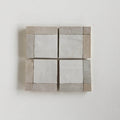 Snow & Dust - Moroccan Zellige Square Mosaic by Tilesofezra