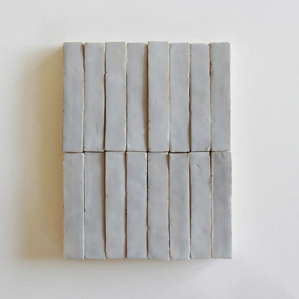 Skinny Duck Egg Blue Bejmat 6"x1" by Tilesofezra