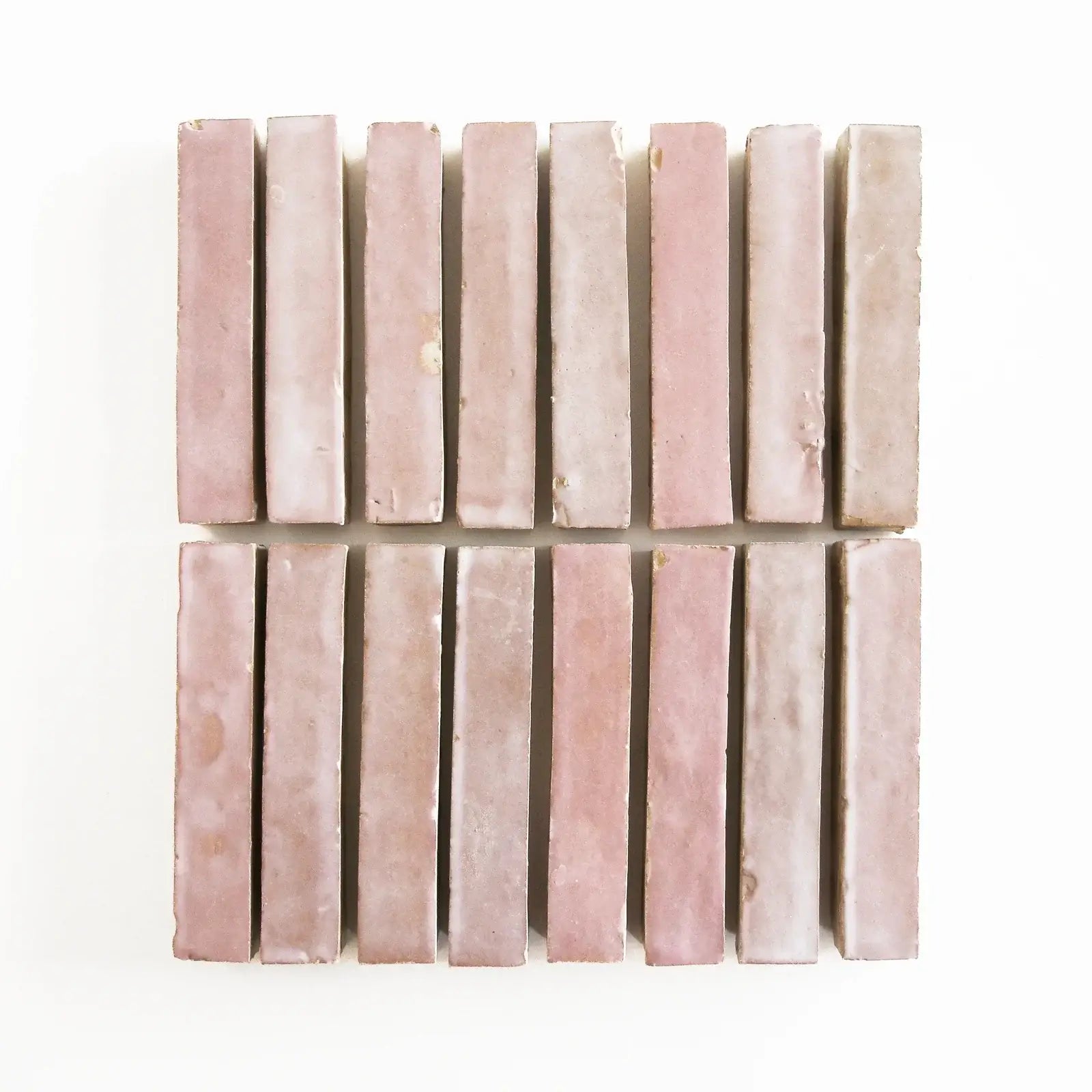 Skinny Moroccan Pink Bejmat 6"x1" by Tilesofezra