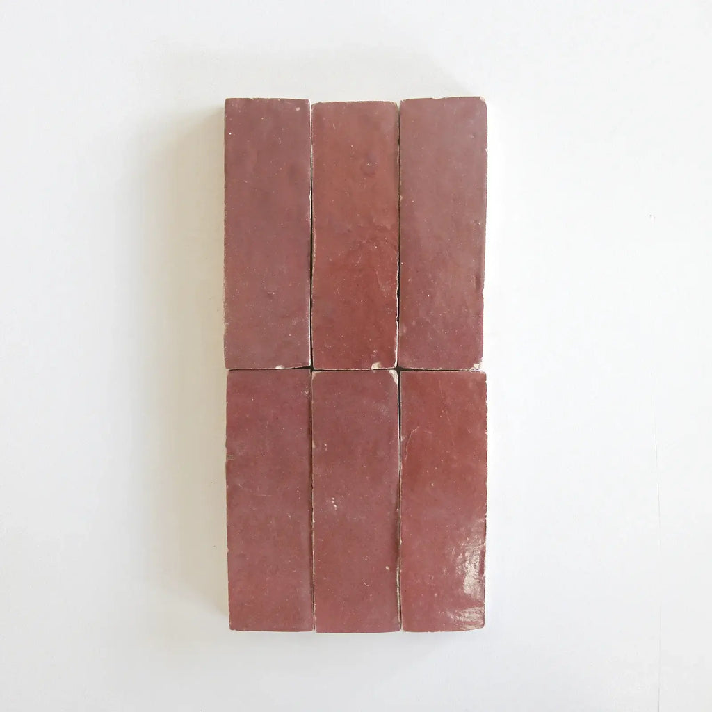 Thin Rust Bejmat 6"x2" by Tilesofezra