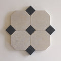 Meknes & Black 8"x8" Octagon Matte by Tilesofezra