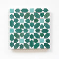 Snow, Forest & Poseidon - Moroccan Zellige Mosaic by Tilesofezra