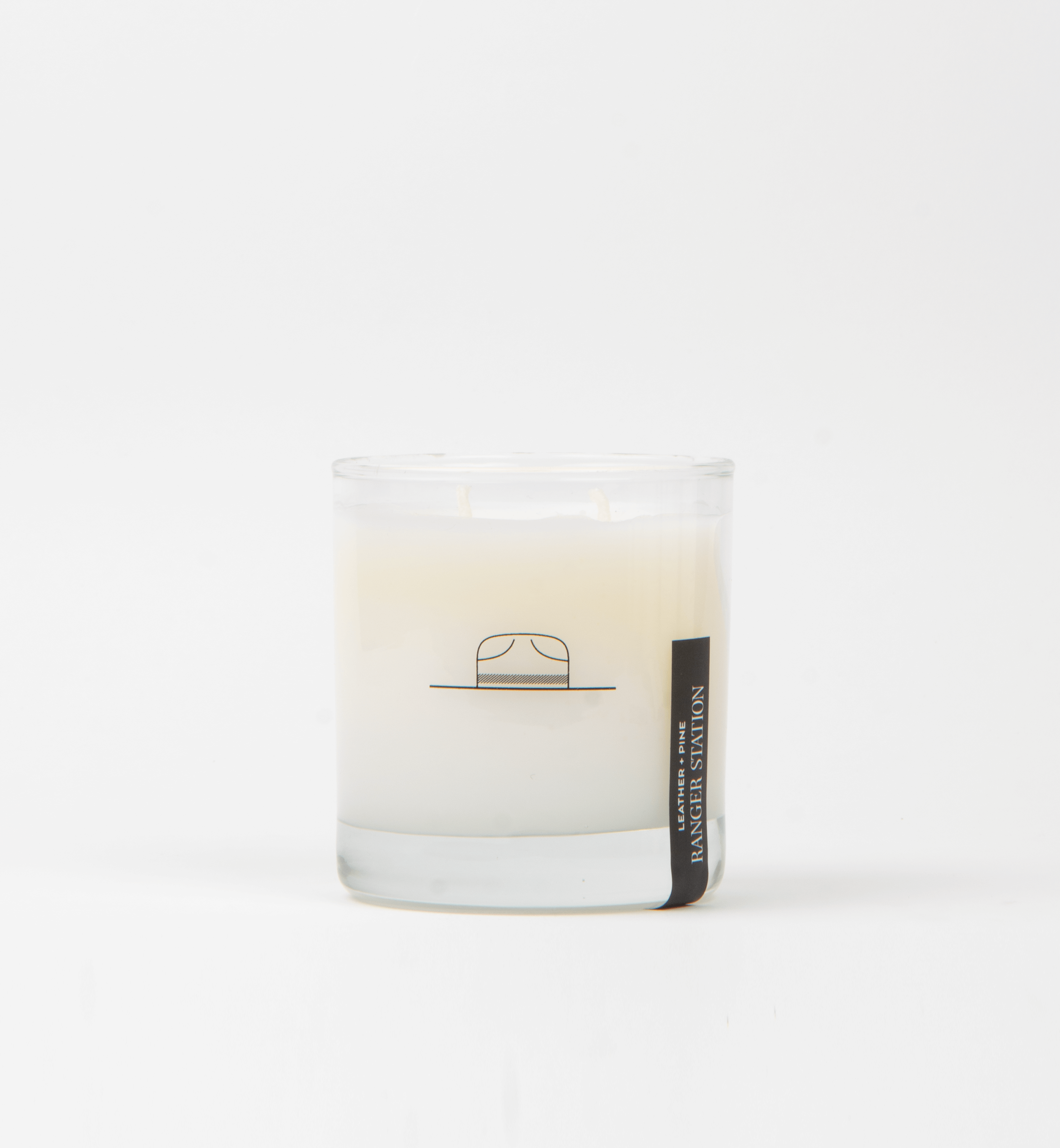 Leather + Pine Candle