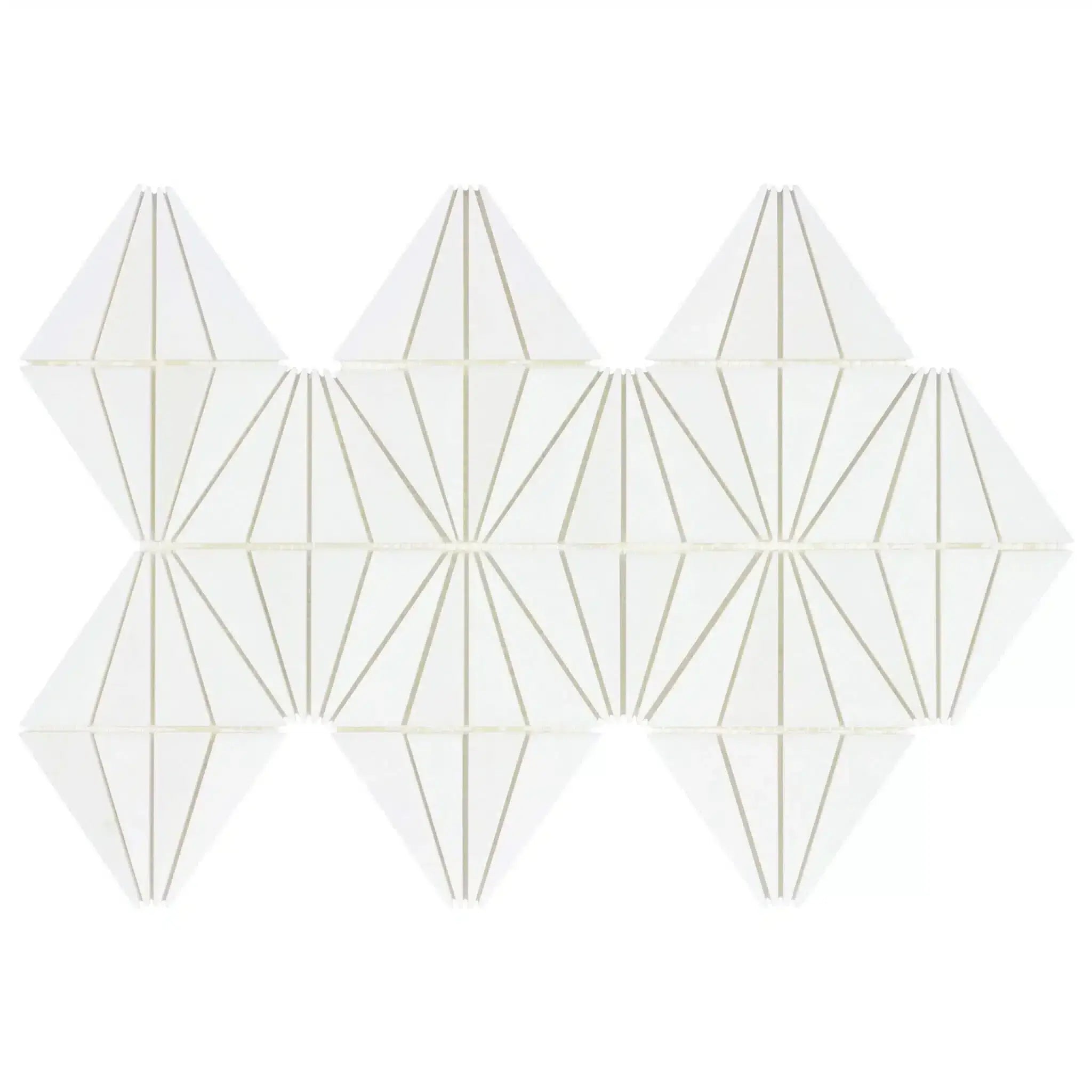 Marquis Regency White Polished Natural Stone Mosaic Tile