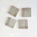 Latte, Oat & Dust - Moroccan Zellige Square Mosaic by Tilesofezra