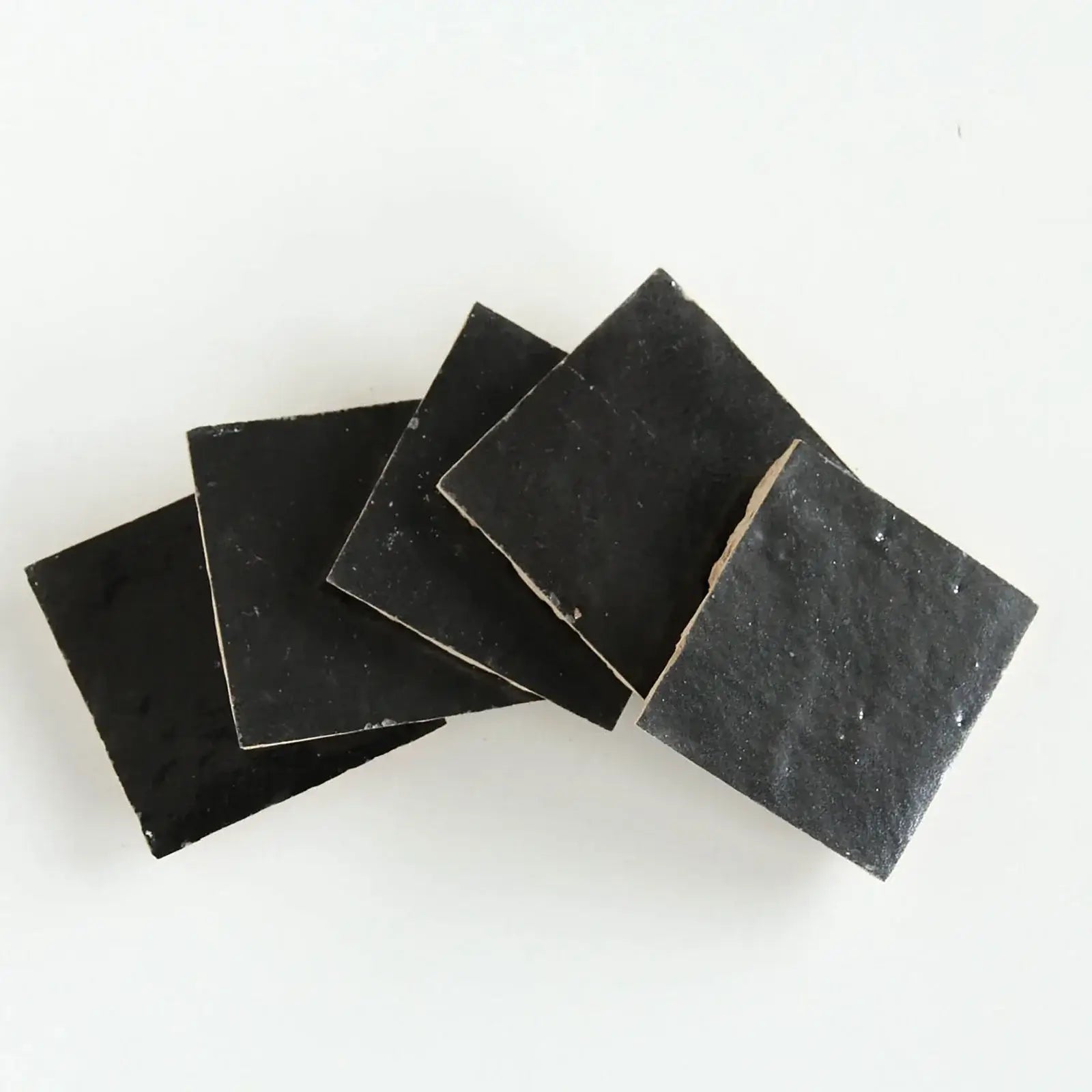 Black Zellige 4"x4" by Tilesofezra