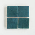Blue Grotto Zellige 4"x4" by Tilesofezra