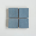 Blue Grass Zellige 4"x4" by Tilesofezra
