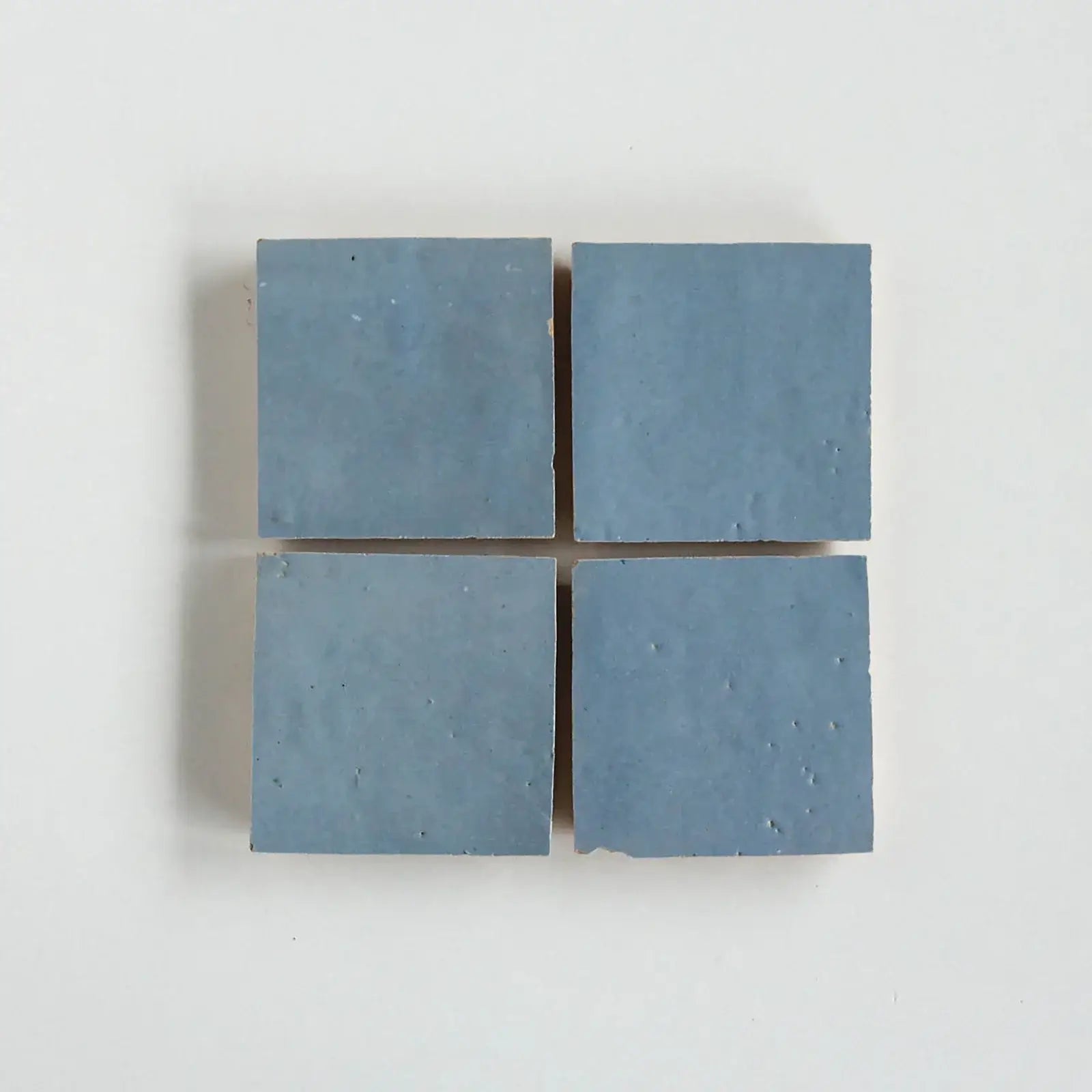 Blue Grass Zellige 4"x4" by Tilesofezra
