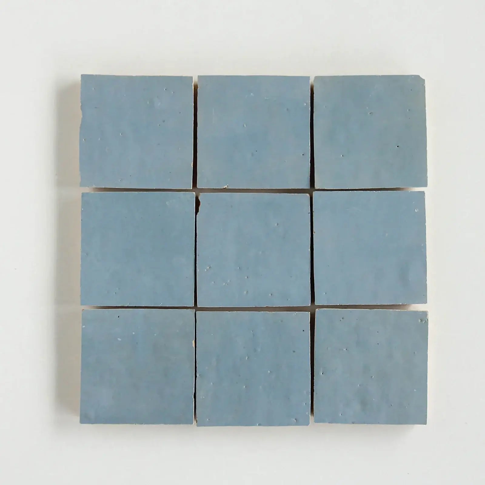 Blue Grass Zellige 4"x4" by Tilesofezra