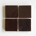 Chocolate Zellige 4"x4" by Tilesofezra