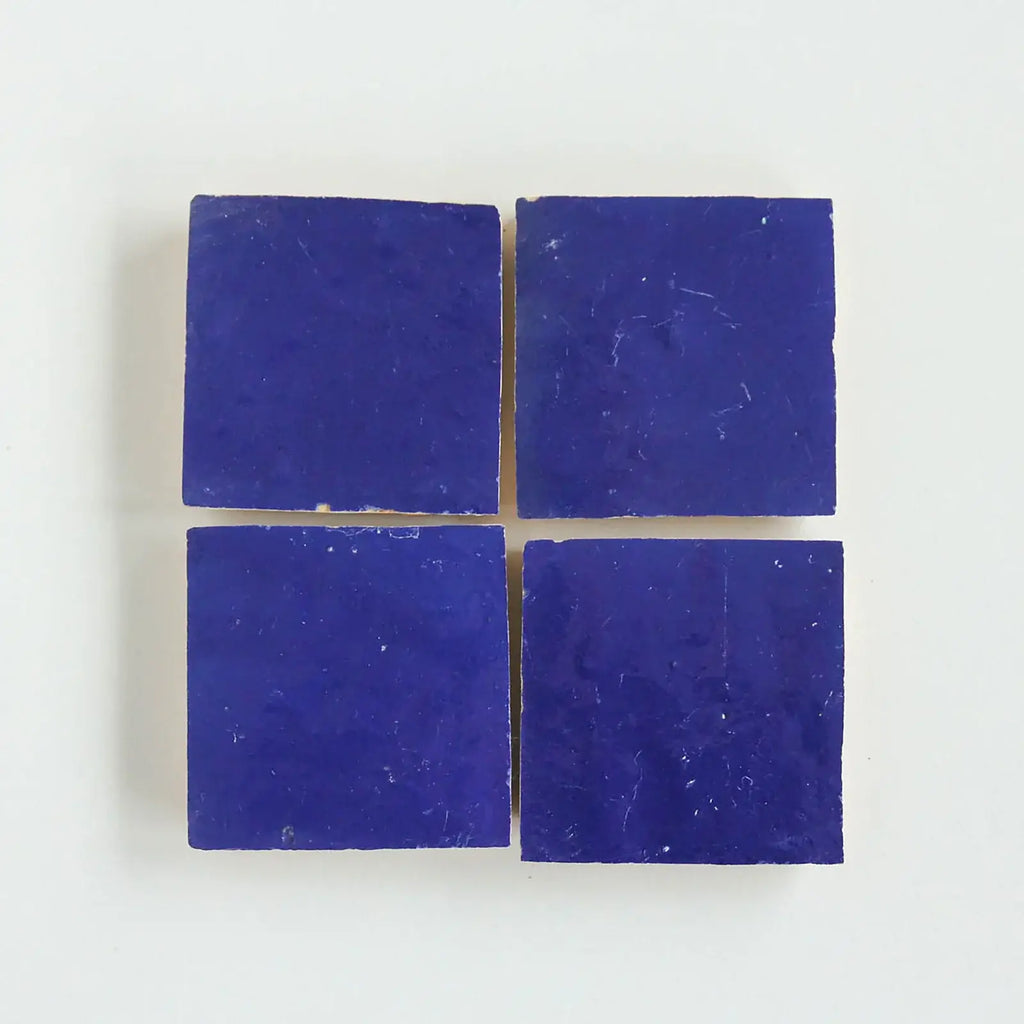 Cobalt Zellige 4"x4" by Tilesofezra