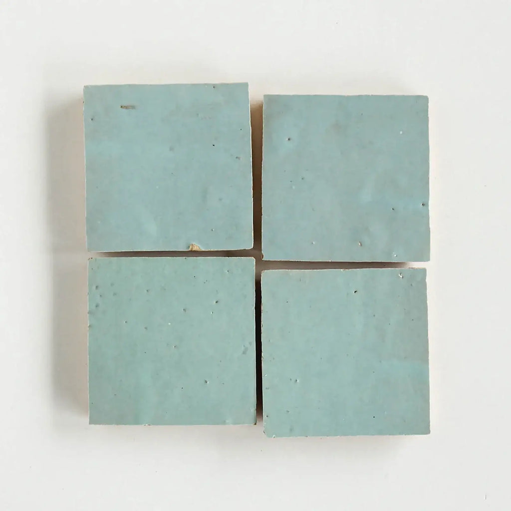 Cool Breeze Zellige 4"x4" by Tilesofezra