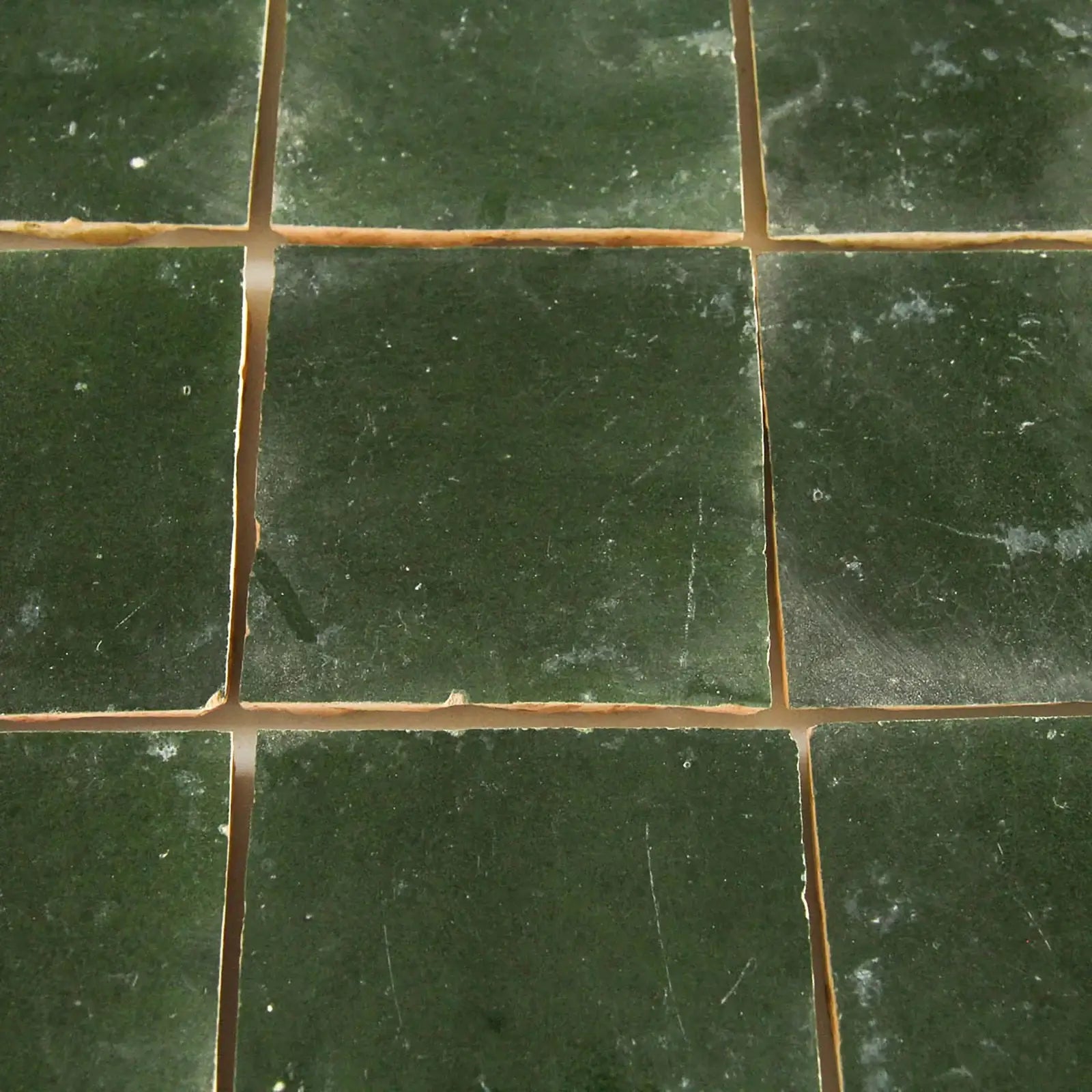 Dark Green Zellige 4"x4" by Tilesofezra