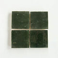 Dark Green Zellige 4"x4" by Tilesofezra