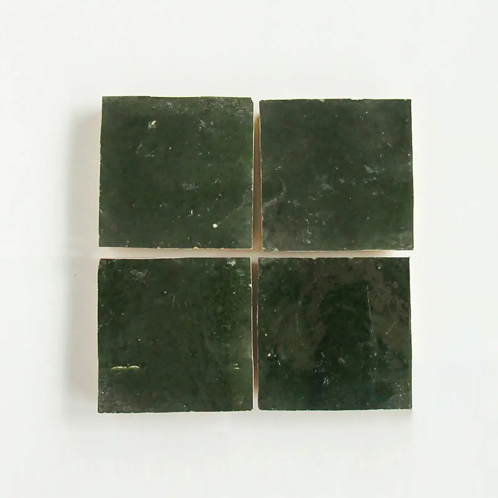 Dark Green Zellige 4"x4" by Tilesofezra