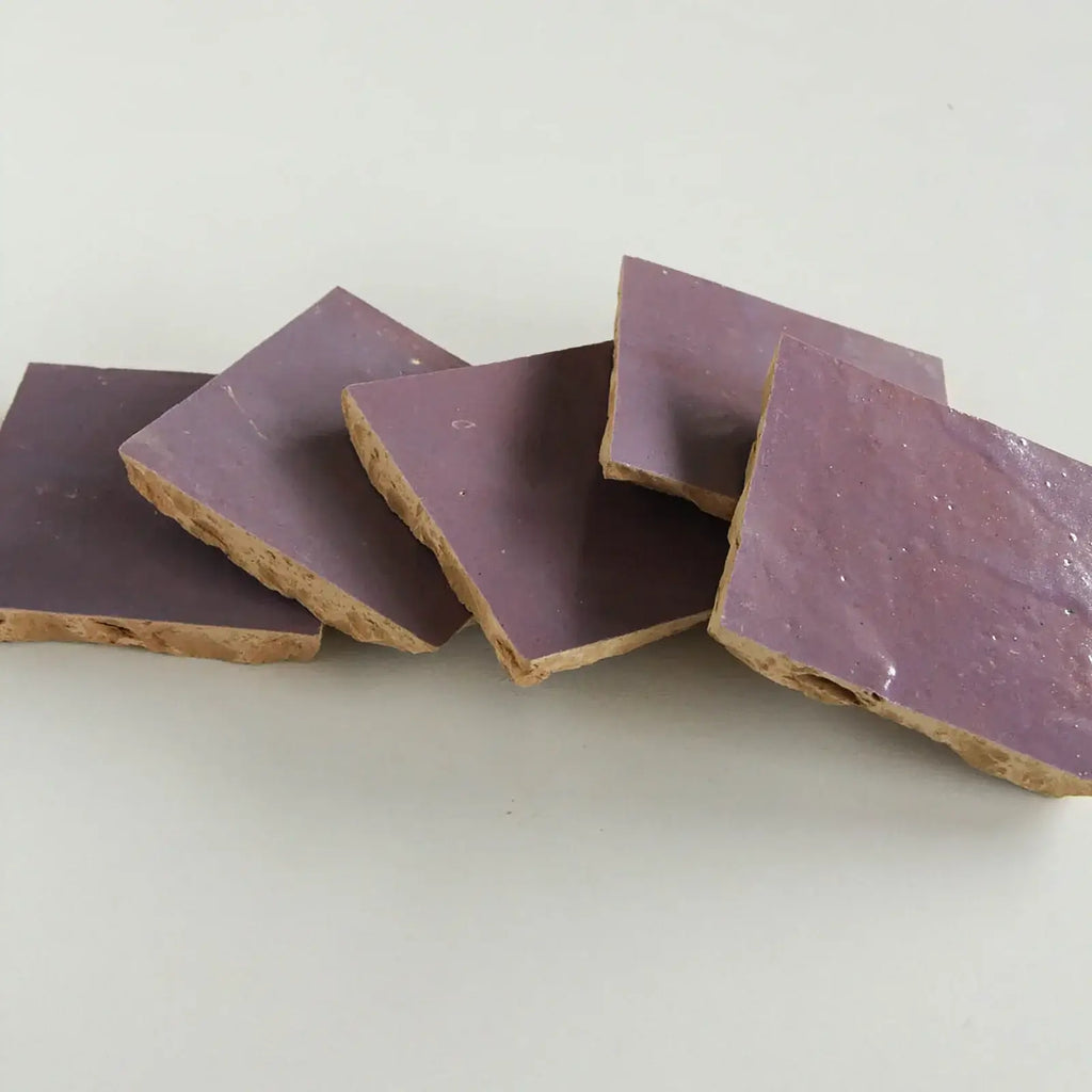 Eggplant Zellige 4"x4" by Tilesofezra