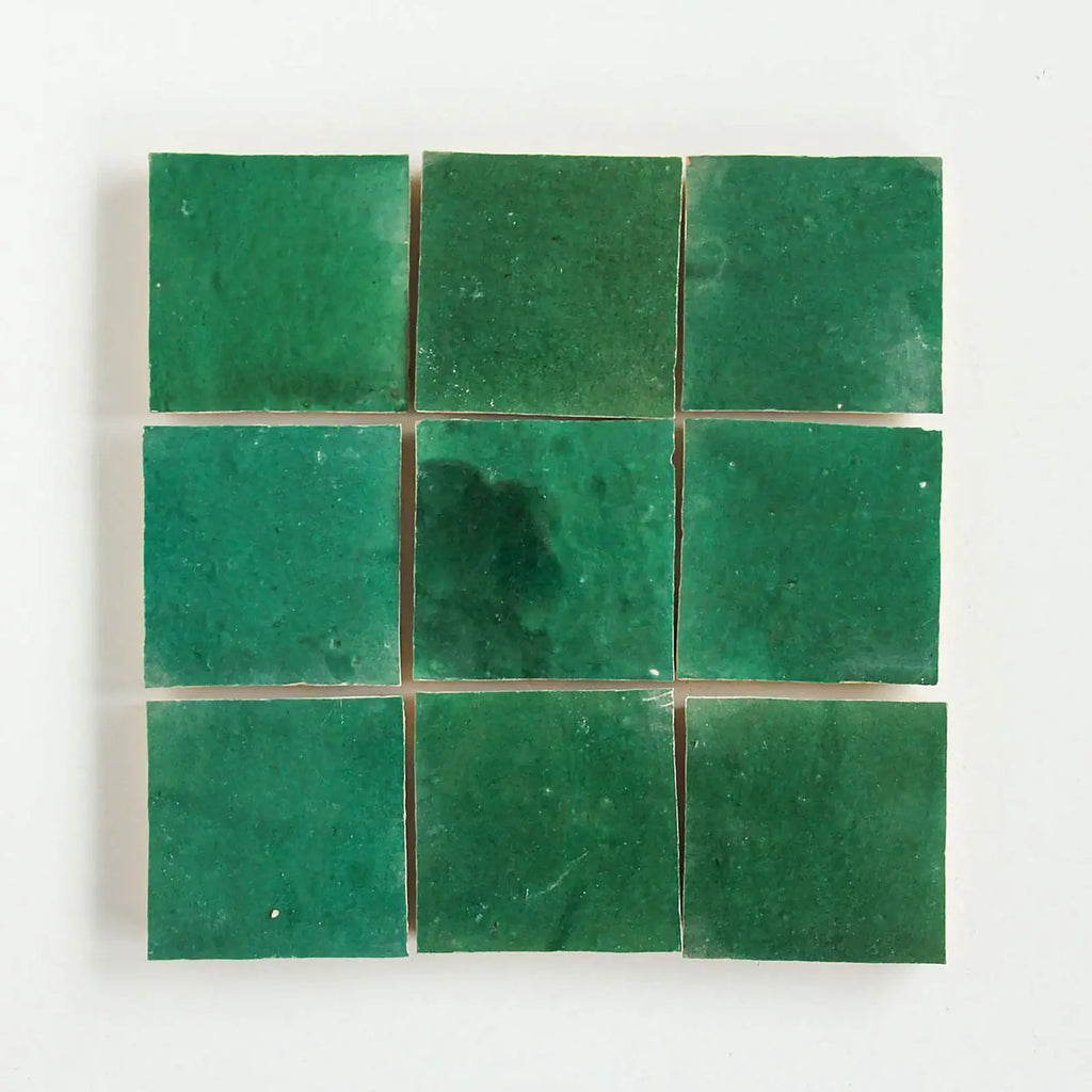 Forest Zellige 4"x4" by Tilesofezra