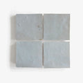 Duck Egg Blue Zellige 4"x4" by Tilesofezra