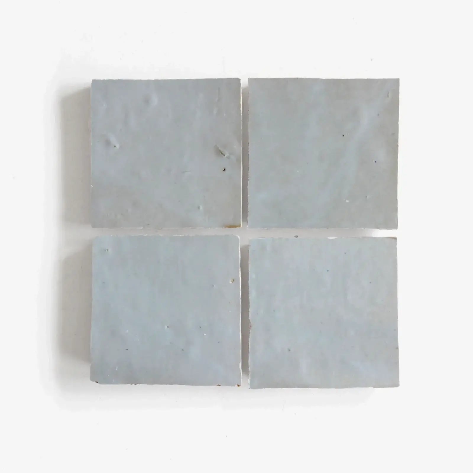 Duck Egg Blue Zellige 4"x4" by Tilesofezra