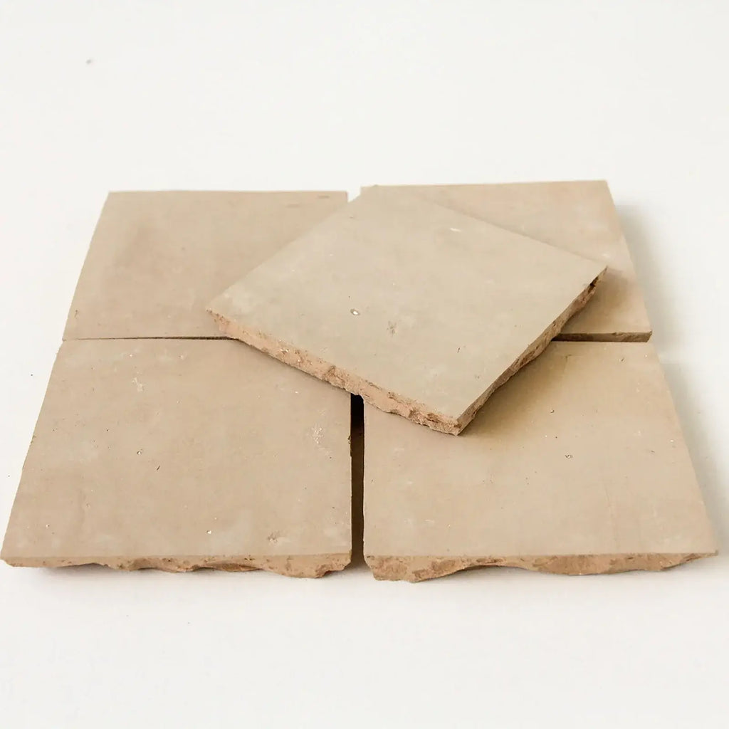 Clay Zellige 4"x4" by Tilesofezra