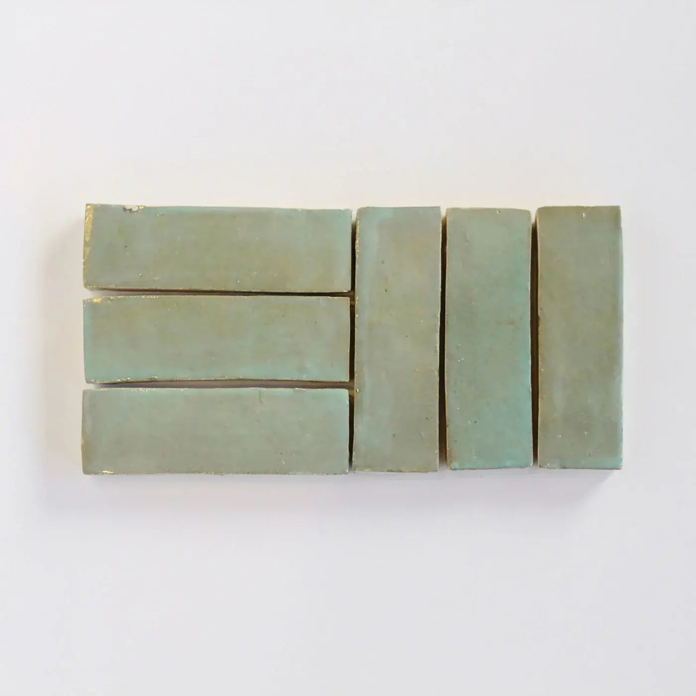 Thin Avocado Bejmat 6"x2" by Tilesofezra