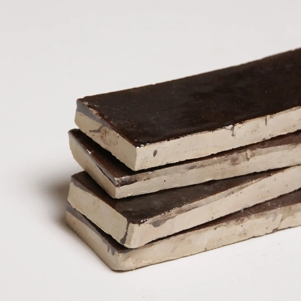 Thin Chocolate Bejmat 6"x2" by Tilesofezra