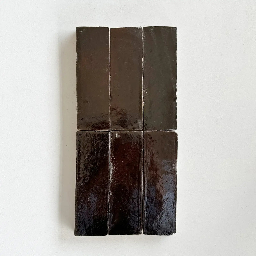 Thin Chocolate Bejmat 6"x2" by Tilesofezra