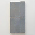 Thin Duck Egg Blue Bejmat 6"x2" by Tilesofezra