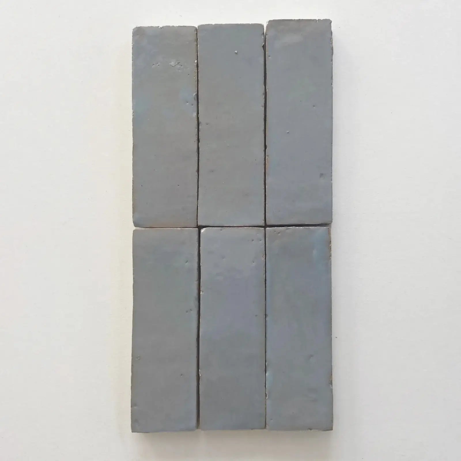 Thin Duck Egg Blue Bejmat 6"x2" by Tilesofezra