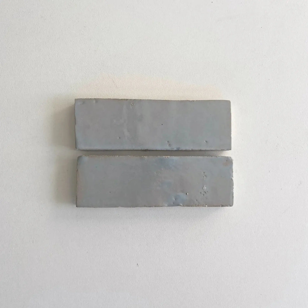 Thin Duck Egg Blue Bejmat 6"x2" by Tilesofezra