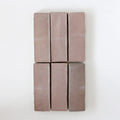 Thin Moroccan Pink Bejmat 6"x2" by Tilesofezra