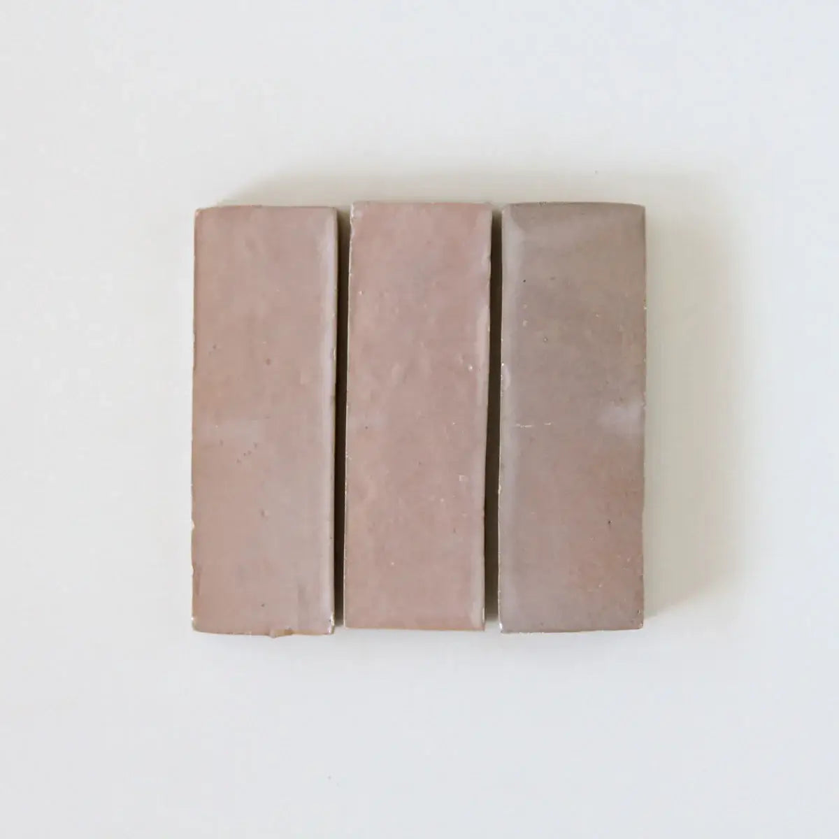 Thin Moroccan Pink Bejmat 6"x2" by Tilesofezra