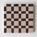 Moroccan Pink, Chocolate & Clay - Moroccan Zellige Weave Mosaic by Tilesofezra