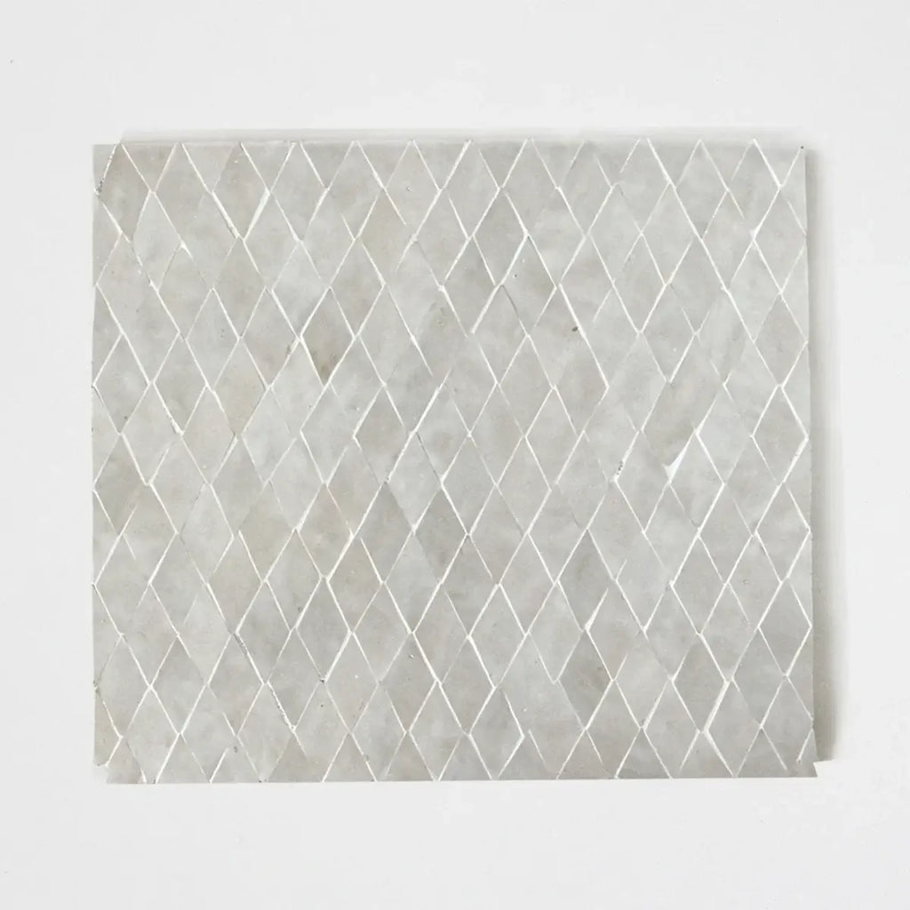 Dust - Moroccan Zellige Diamond Mosaic by Tilesofezra