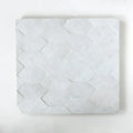 White - Moroccan Zellige Picket Mosaic 12.6"x11.2" Sheet by Tilesofezra