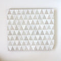 Snow & Dust - Tulum Triangle Moroccan Zellige Mosaic by Tilesofezra