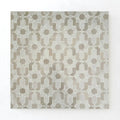Snow & Dust - Moroccan Zellige Flower Mosaic by Tilesofezra