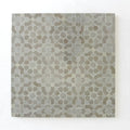 Snow & Dust - Moroccan Zellige Flower Mosaic by Tilesofezra