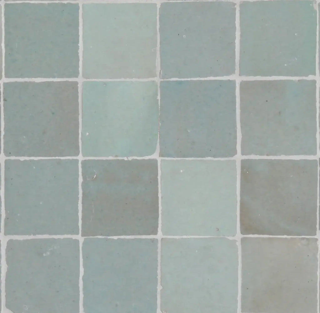 Moss - Moroccan Zellige Stars Mosaic by Tilesofezra
