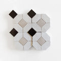 Dust, Chocolate Oat & Latte - Moroccan Zellige Mosaic by Tilesofezra