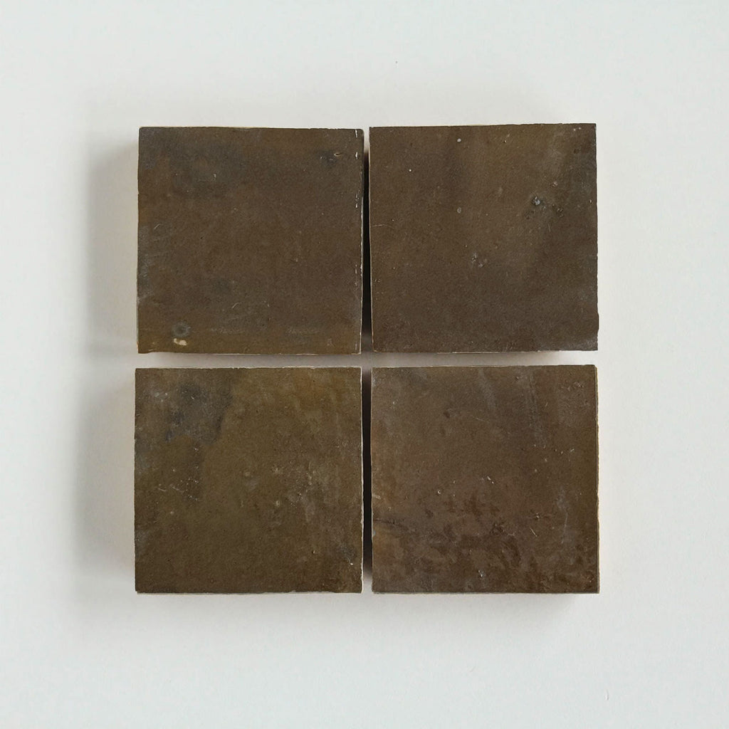 Shiitake Zellige 4"x4" by Tilesofezra
